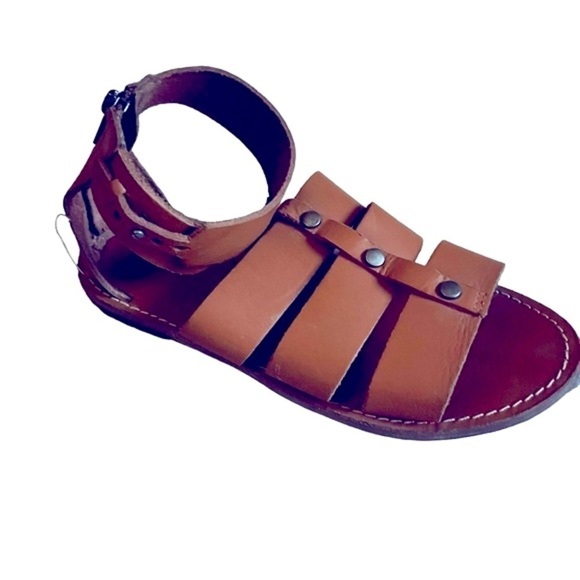 MADEWELL Tan Rowan Sandals - Picture 1 of 9